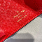 Louis Vuitton Damier Wallet 12cm Brown