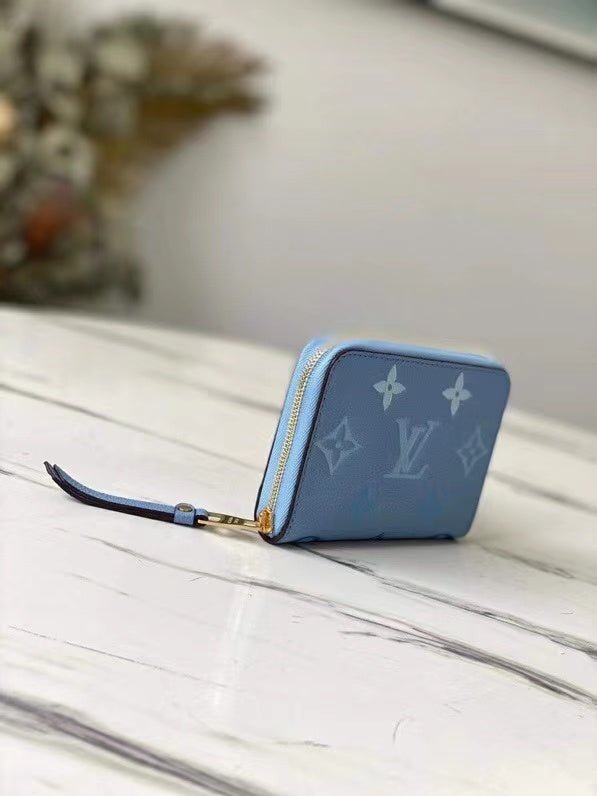 Louis Vuitton Monogram Wallet 11cm Blue