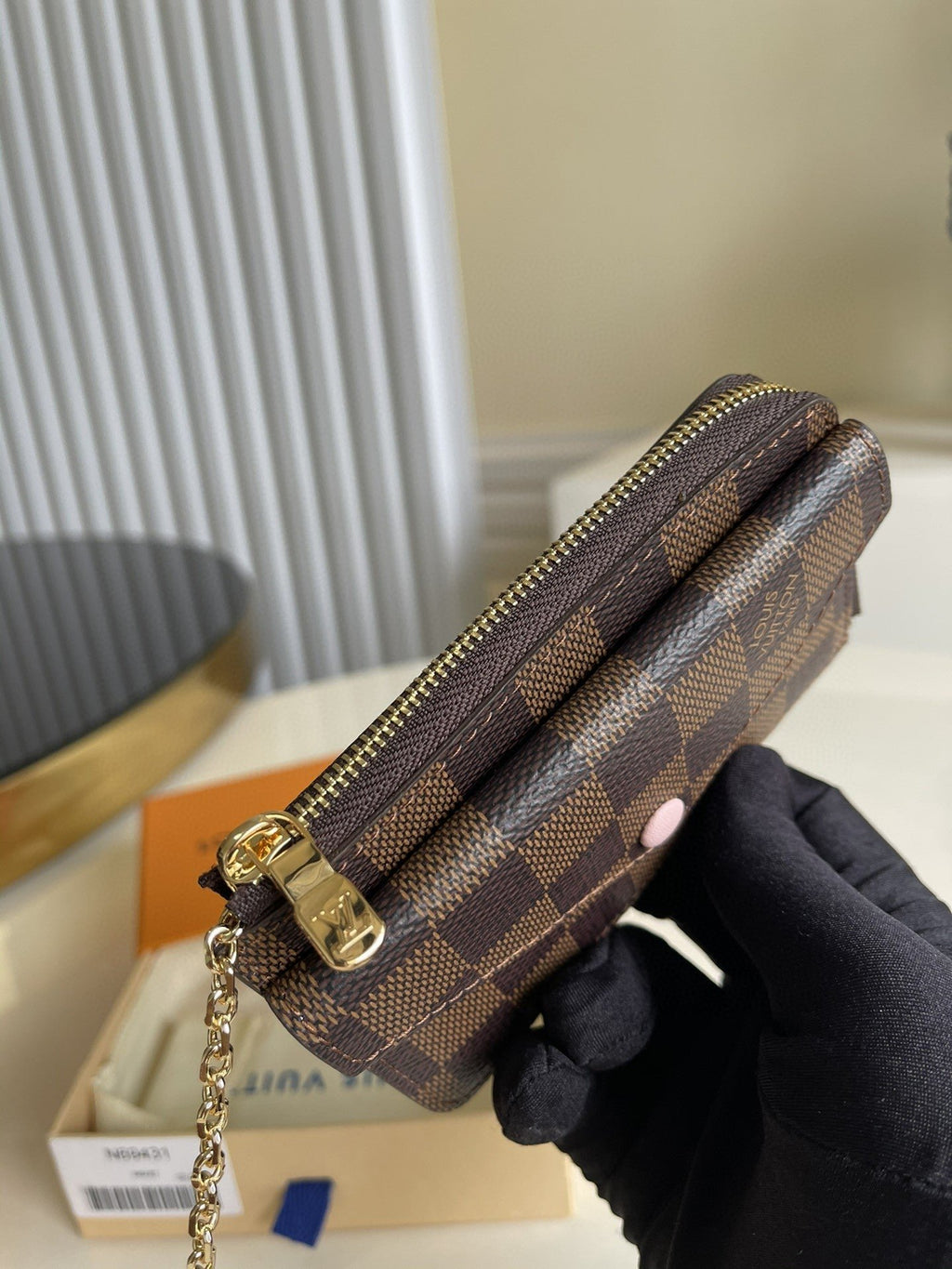 Louis Vuitton Monogram Empreinte Wallet 13cm Brown