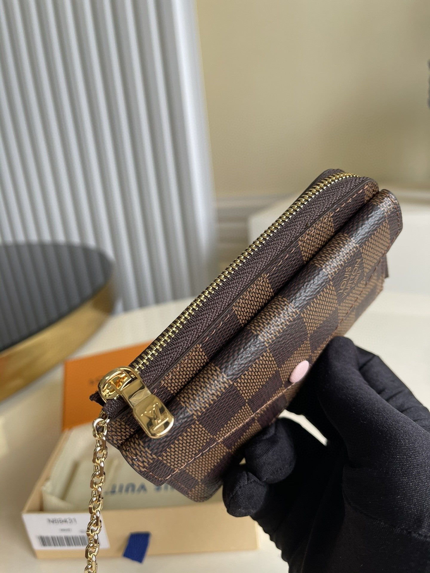 Louis Vuitton Monogram Empreinte Wallet 13cm Brown