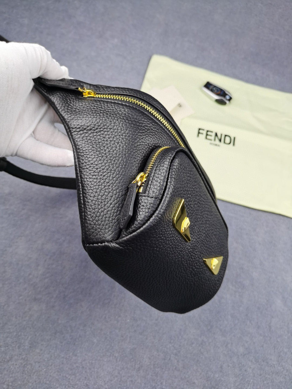 Fendi Belt Bag 18cm Black
