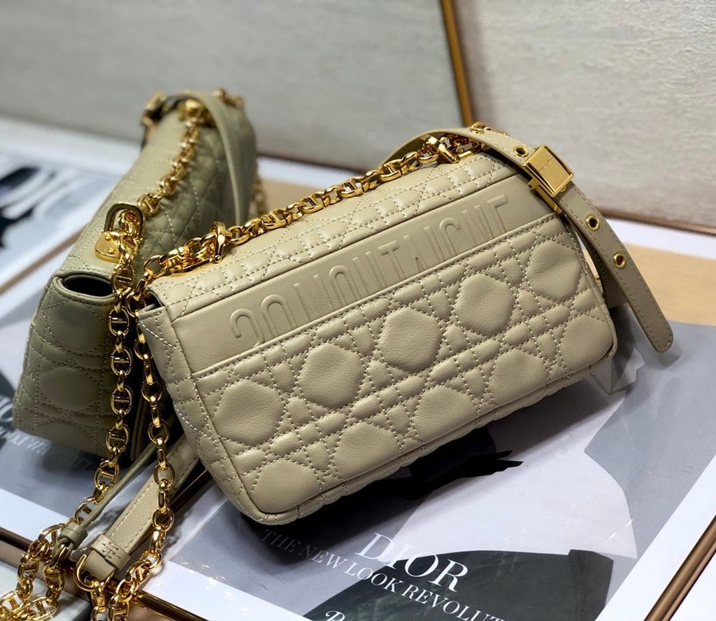 Small Dior Beige Caro Bag 20cm