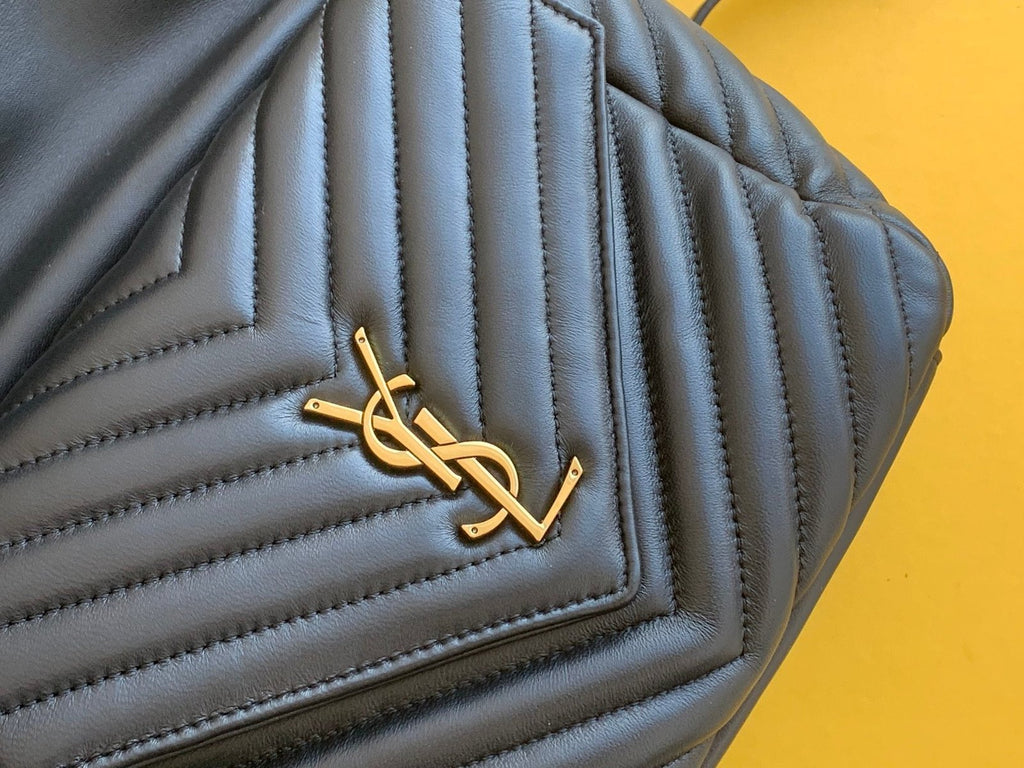 Saint Laurent Joe Backpack With Gold Hardware 22cm