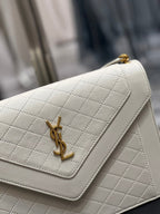 Saint Laurent Gaby Satchel With Gold Hardware 26cm
