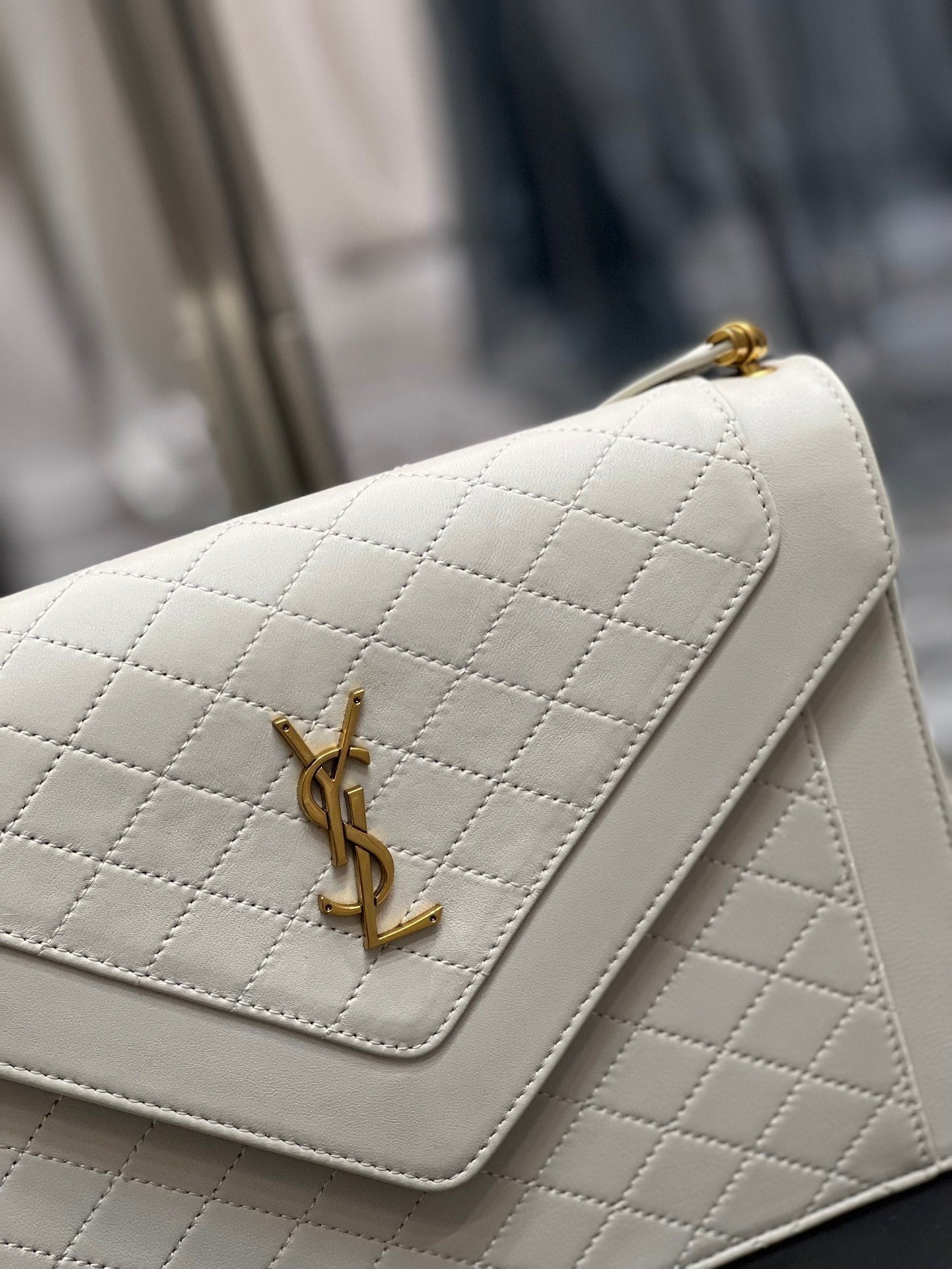 Saint Laurent Gaby Satchel With Gold Hardware 26cm