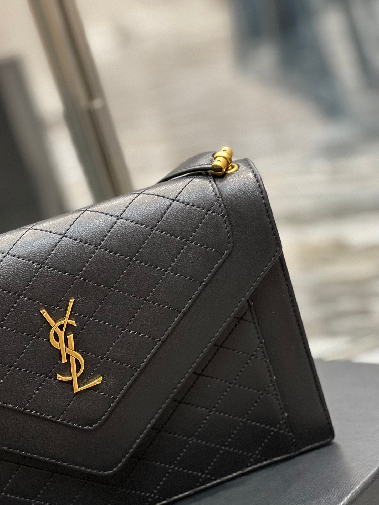 Saint Laurent Gaby Satchel With Gold Hardware 26cm