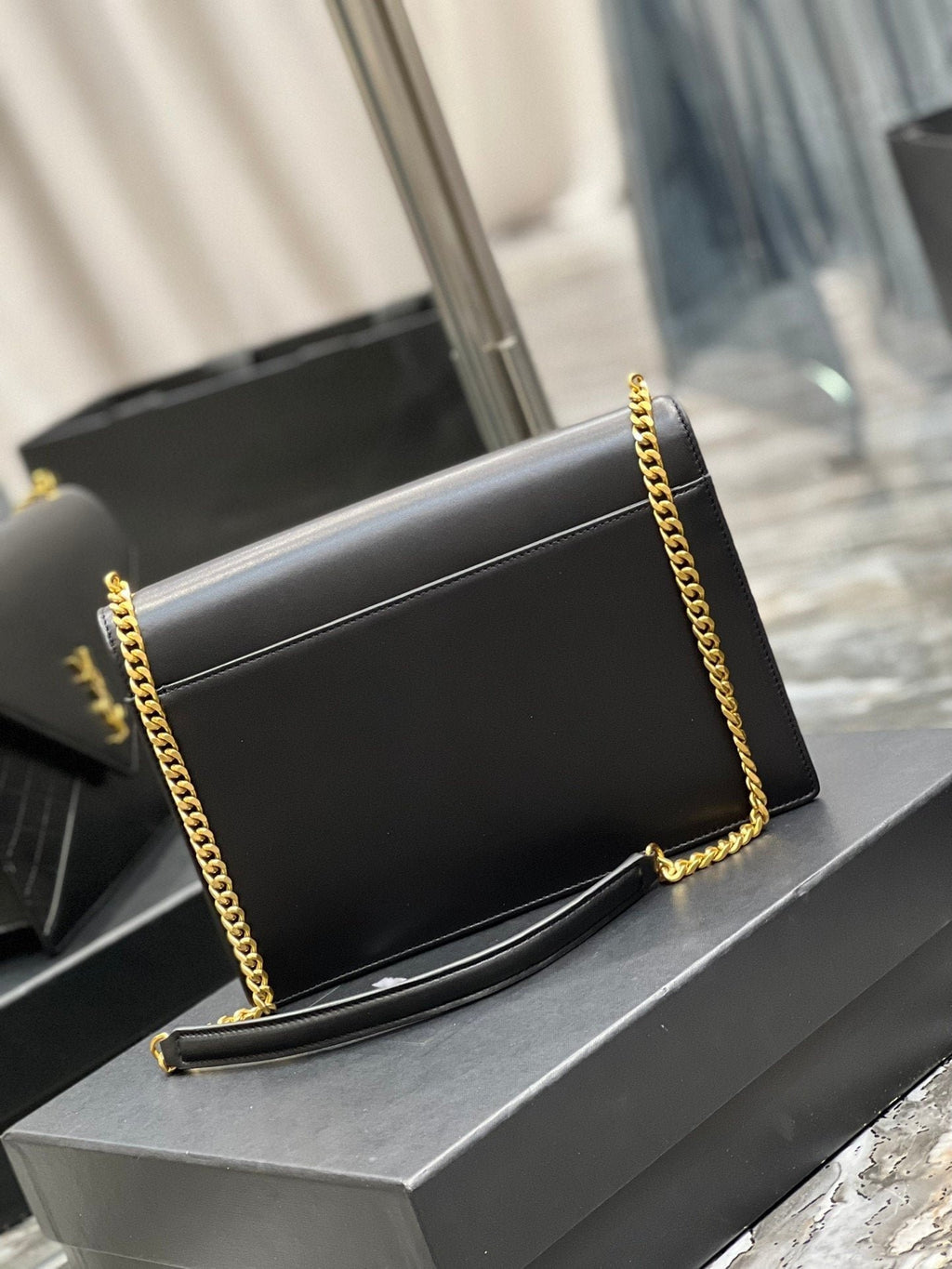 Saint Laurent Gaby Chain Bag With Gold Hardware 26cm