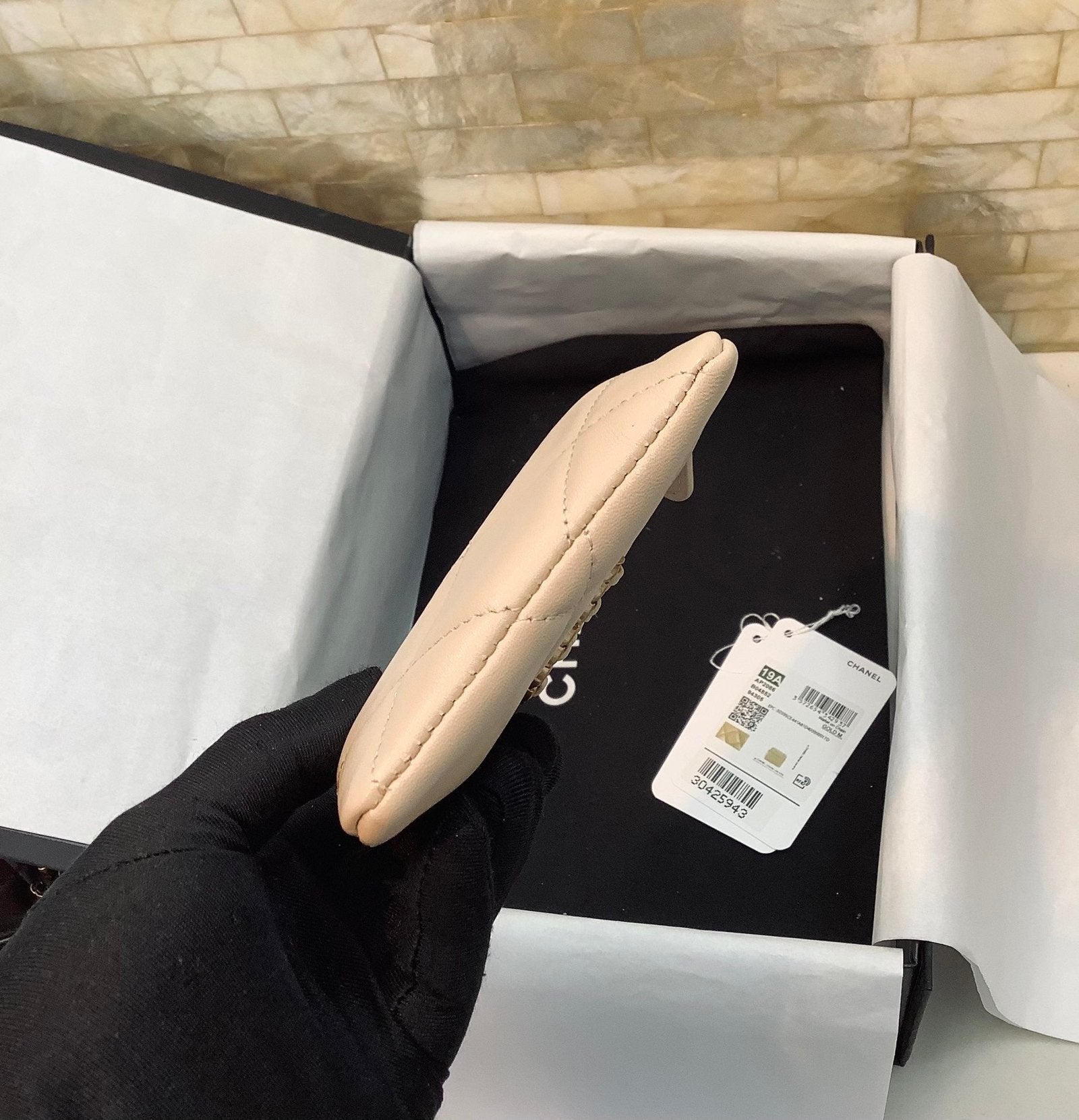 CO-CO Chanel CC Chain Logo Card Holder 12cm