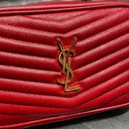 Saint Laurent Lou Mini Bag With Gold Hardware 18cm