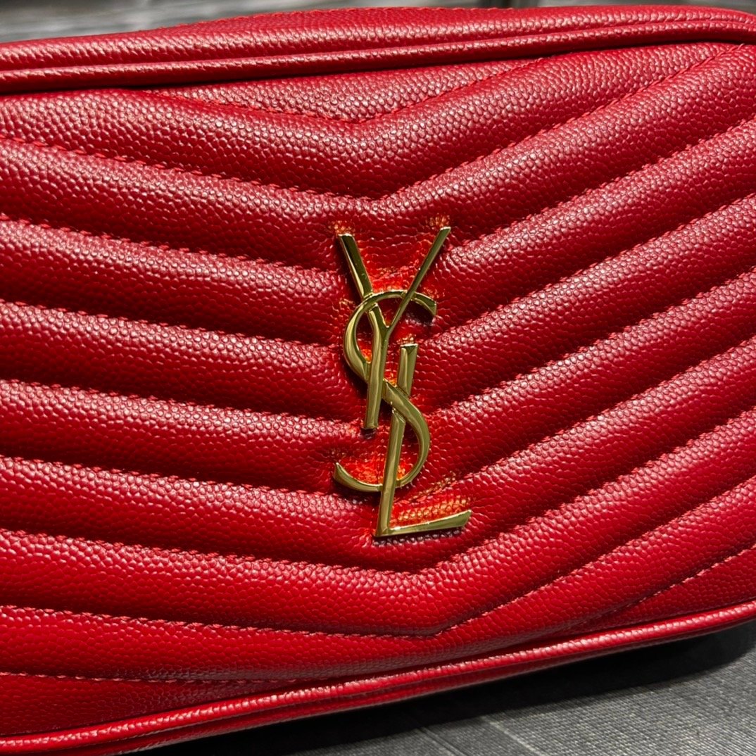 Saint Laurent Lou Mini Bag With Gold Hardware 18cm