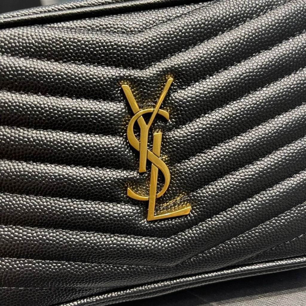 Saint Laurent Lou Mini Bag With Gold Hardware 18cm