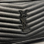 Saint Laurent Lou Mini Bag With Black Hardware 18cm
