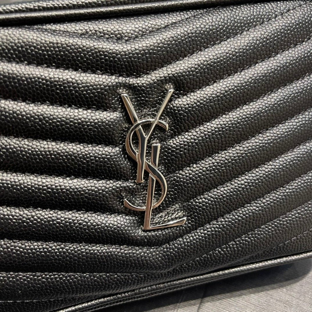Saint Laurent Lou Mini Bag With Silver Hardware 18cm