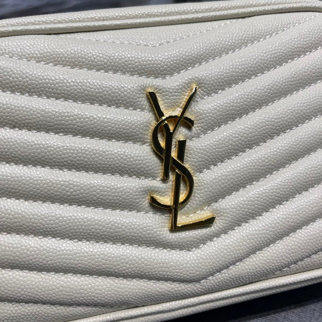 Saint Laurent Lou Mini Bag With Gold Hardware 18cm