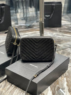 Saint Laurent Lou Camera Bag With Gold Hardware 23cm