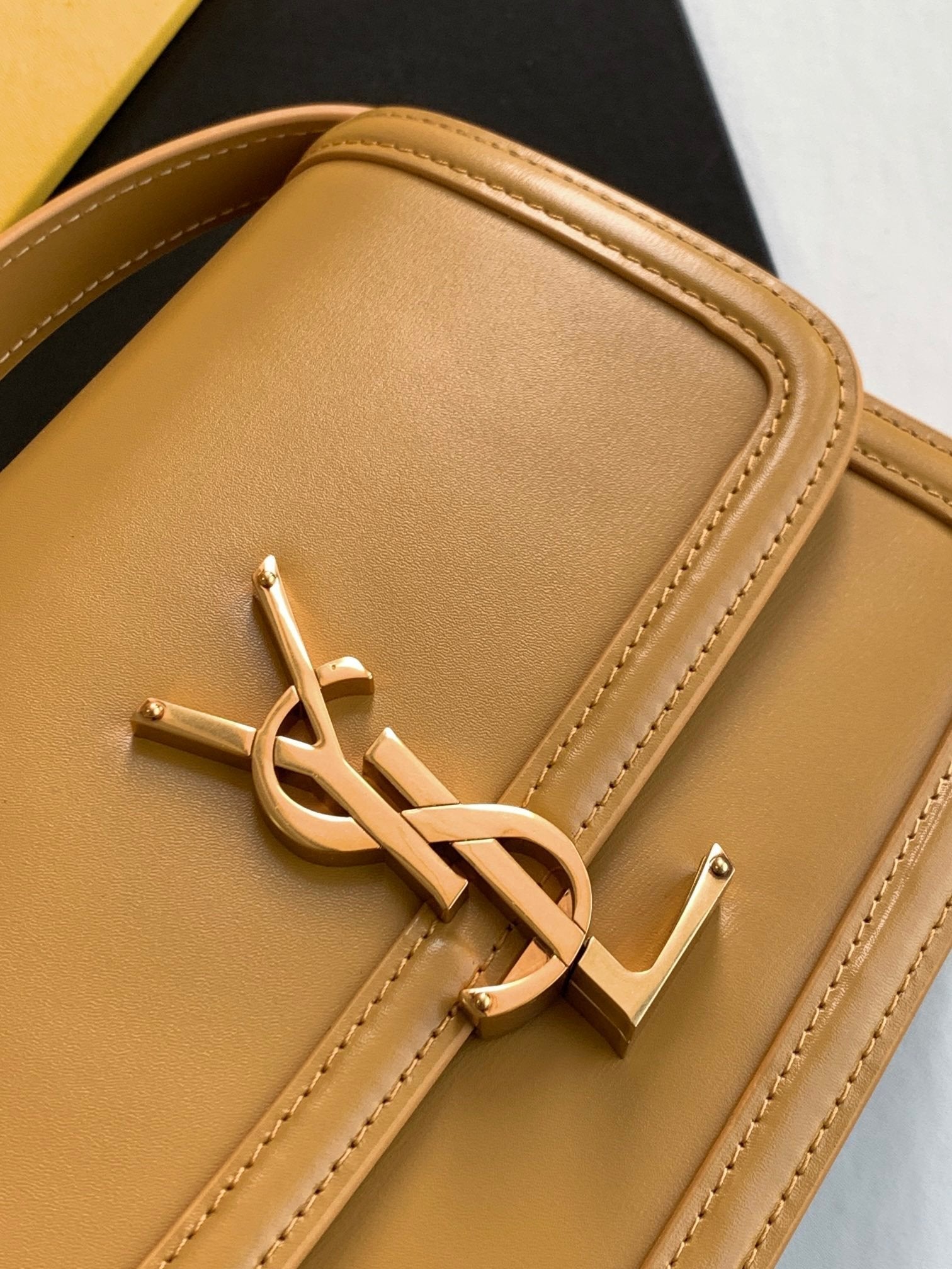 Saint Laurent Solferino Small Satchel With Gold Hardware 19cm