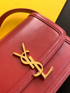 Saint Laurent Solferino Small Satchel With Gold Hardware 19cm