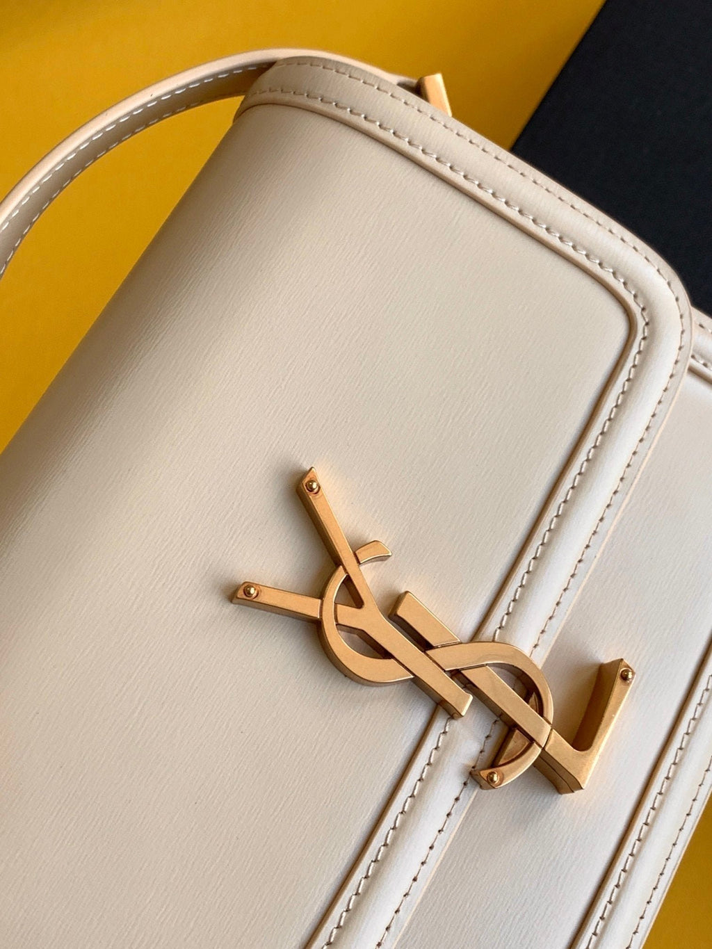 Saint Laurent Solferino Small Satchel With Gold Hardware 19cm