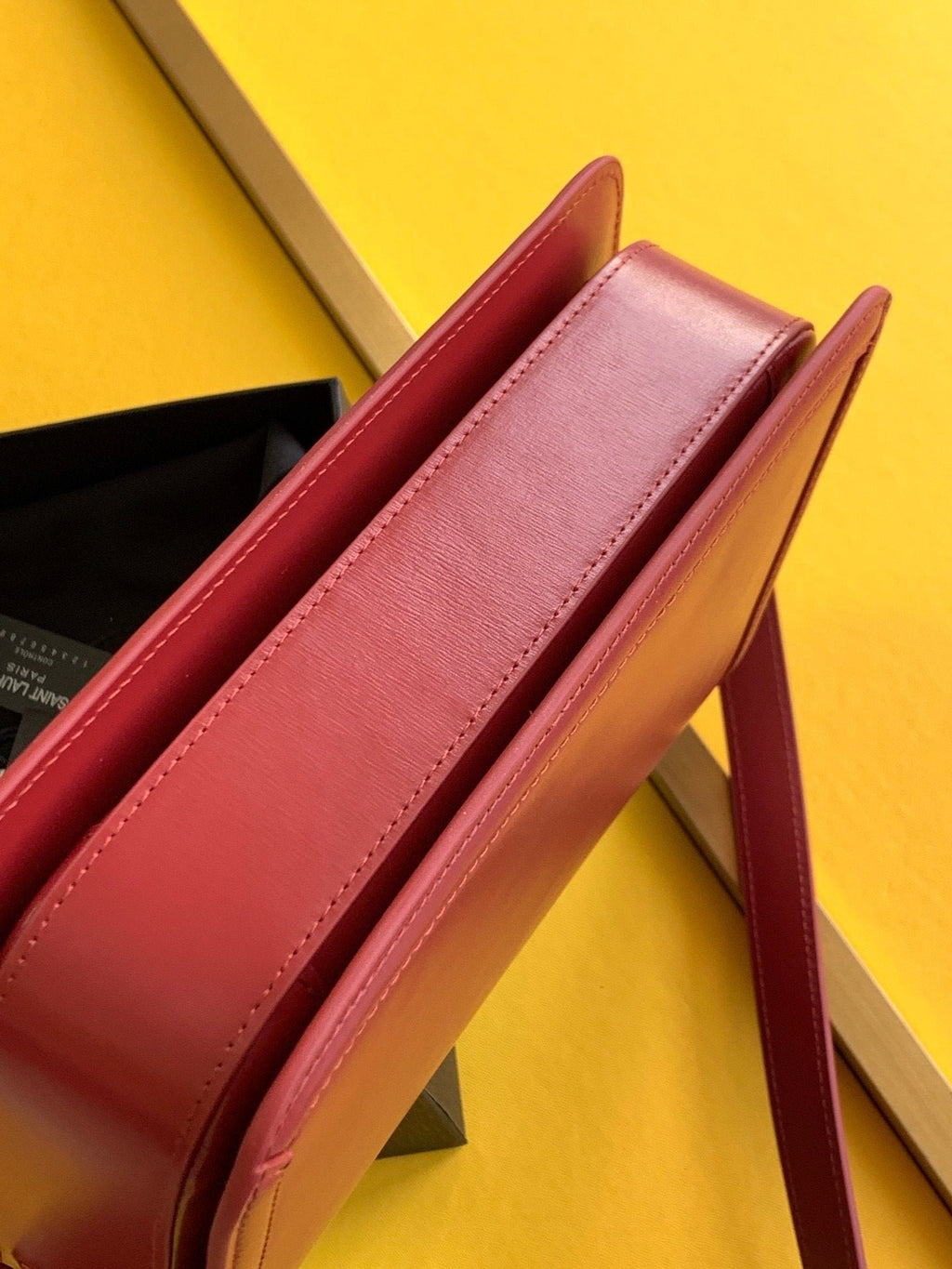 Saint Laurent Solferino Medium Satchel With Gold Hardware 23cm