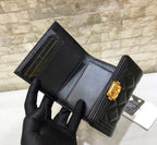 CO-CO Chanel Card Holder With Gold Hardware 12cm
