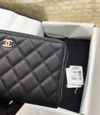 CO-CO Chanel Long Wallet With Gold Hardware 19cm