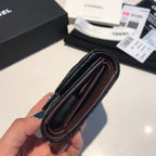 CO-CO Chanel Card Wallet With Silver Hardware 11cm