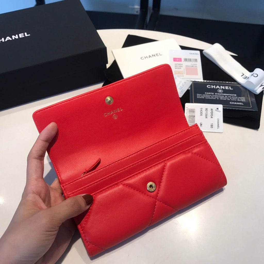 CO-CO Chanel Long Wallet 17cm
