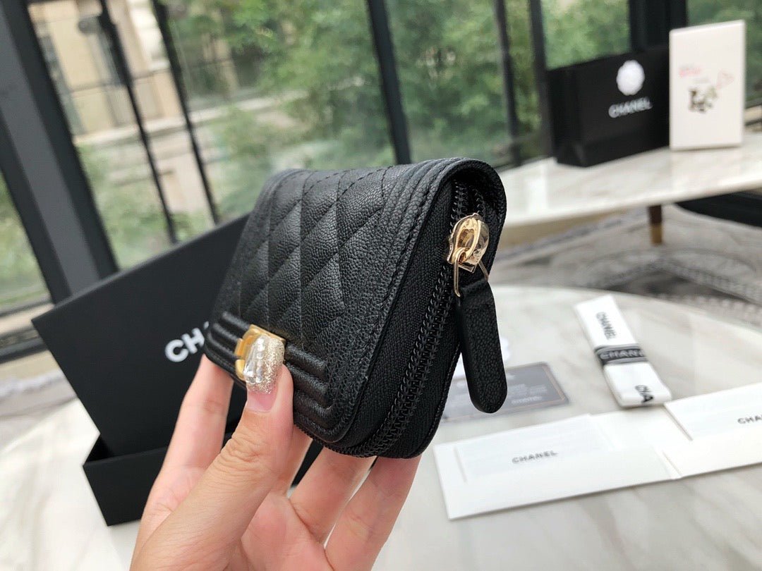 CO-CO Chanel Zipped Coin Purse 11cm