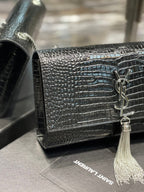 Saint Laurent Kata Medium Chain Bag With Tassel 24cm
