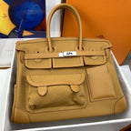 Hermes Birkin Cargo 35 Beige, Silver Toned Hardware Bag For Women, Women’s Handbags, Shoulder Bags 13.8in/35cm