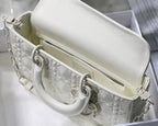 Christian Dior Lady D-Joy Bag 26cm White