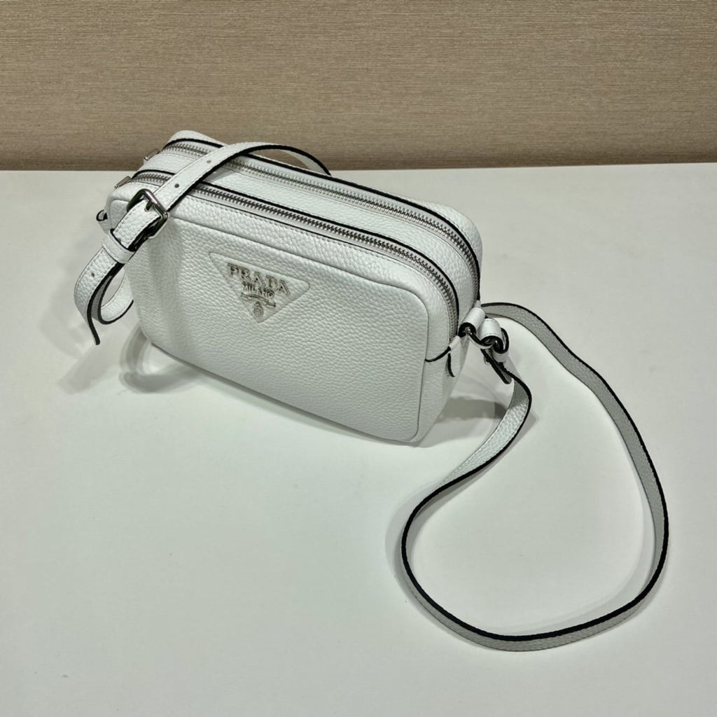 Prada Bag With Shoulder Strap White For Women, Women’s Bags 8.6in/22cm