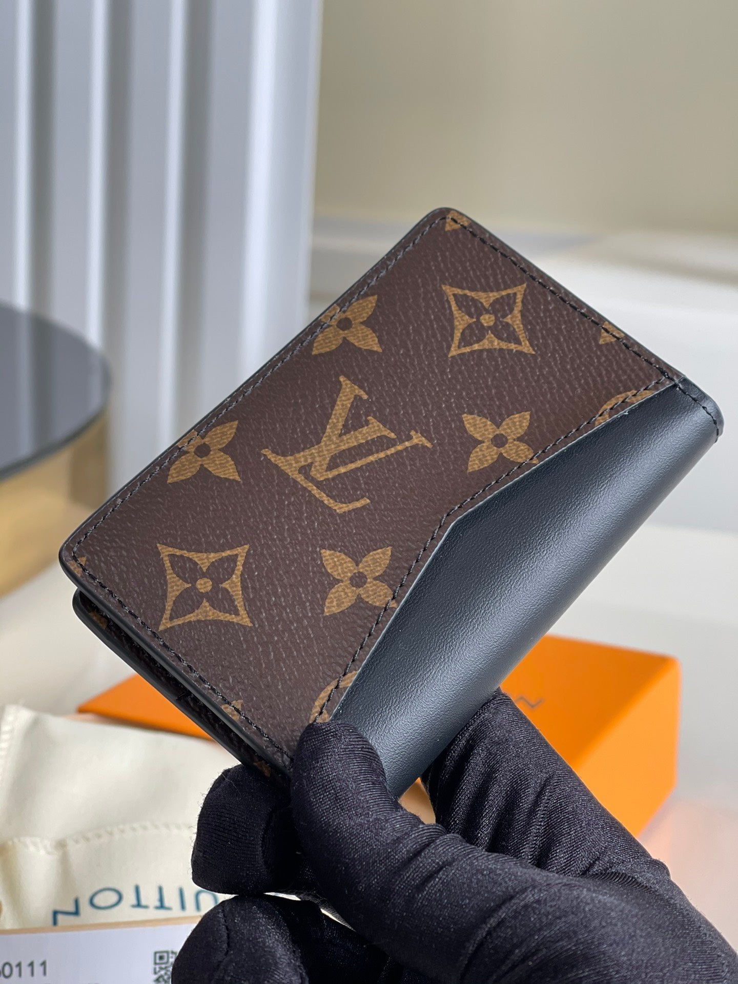 Louis Vuitton Monogram Empreinte Wallet 8cm Brown