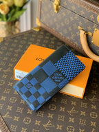 Louis Vuitton Damier Wallet 10cm Blue