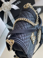 Chanel Medium Classic Flapbag 25cm Dark Blue