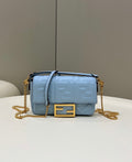 Fendi Baguette Bag 19cm Blue