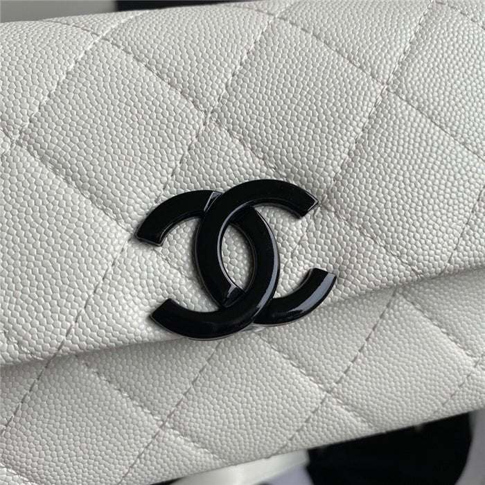 Chanel Classic Flap Bag 20cm White