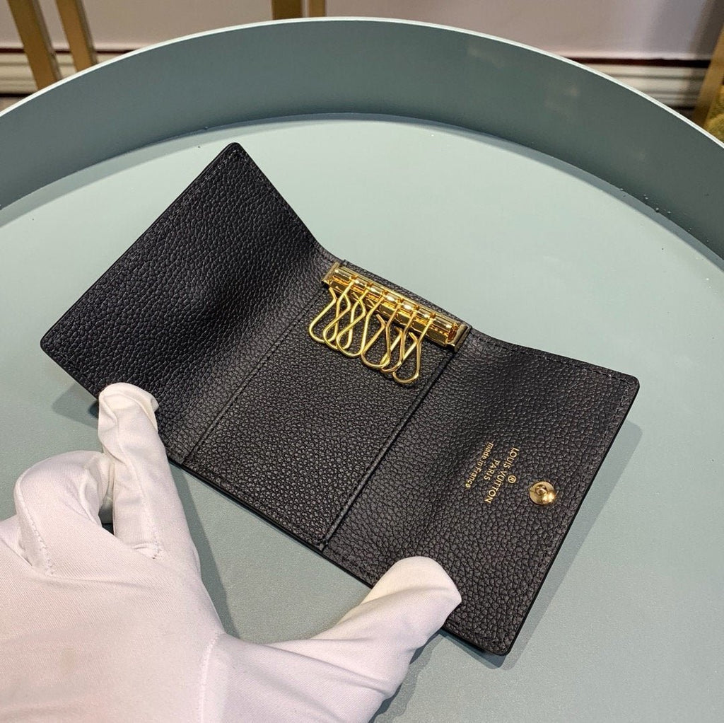 Louis Vuitton Monogram Wallet 10cm Black