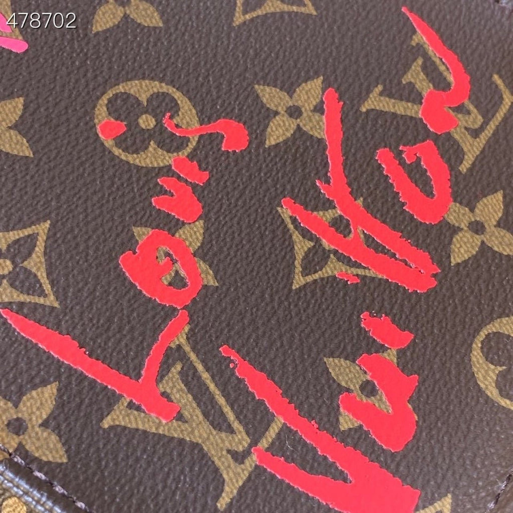 Louis Vuitton x Urs Fischer Petite Sac Plat Bag 17cm Monogram Canvas Spring/Summer 2021 Collection M69442 Brown