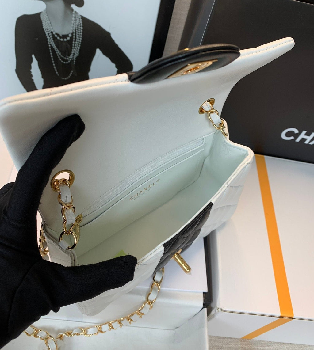 Chanel Mini Flap Bag 20cm White