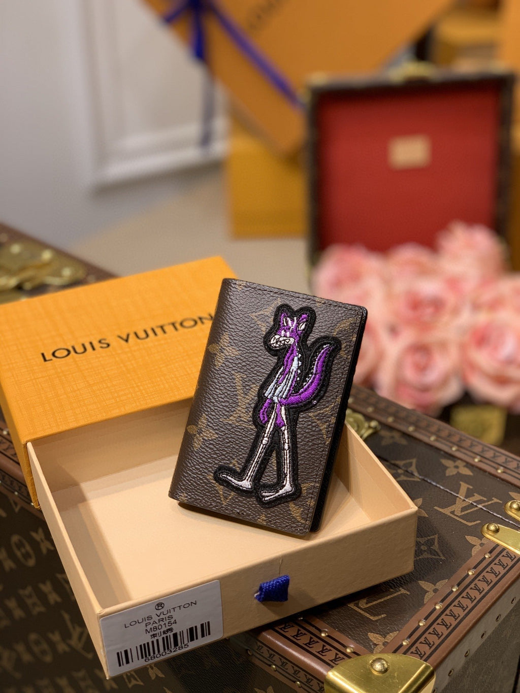 Louis Vuitton Monogram Wallet 8cm Brown