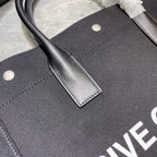 Saint Laurent Rive Gauche North/South Tote Bag In Printed Linen For Women 39cm YSL 63253996N9E1070