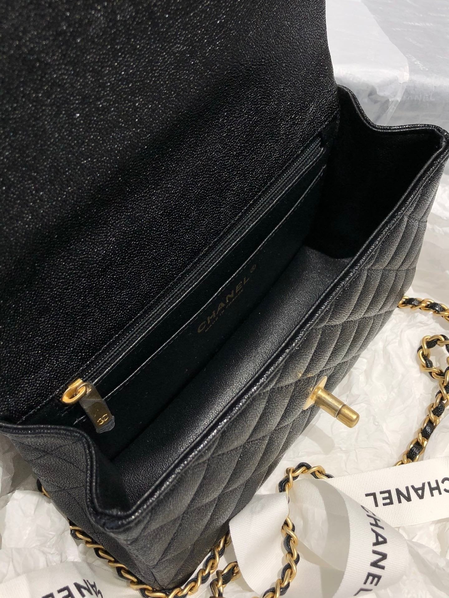 Chanel Classic Flap Bag 20cm Black