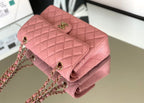 Chanel Classic Flapbag Gold Hardware 26cm Pink