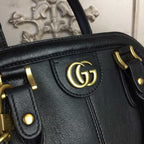 Gucci Re(Belle) Large Top Handle Bag Black For Women 15.75in/40cm GG