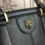 Gucci Re(Belle) Large Top Handle Bag Black For Women 15.75in/40cm GG