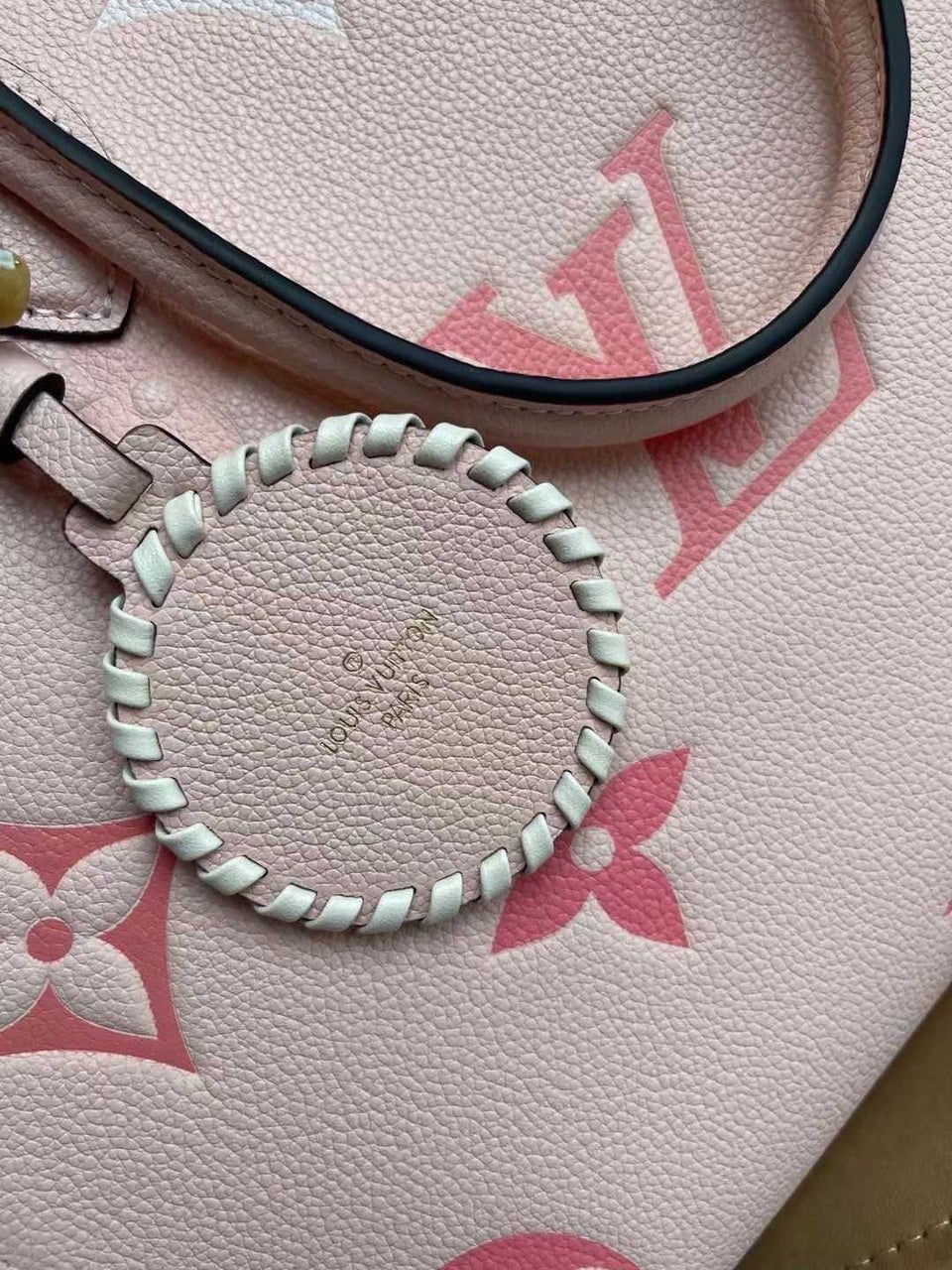 Louis Vuitton By The Pool OnTheGo MM Bag 35cm Monogram Empreinte Canvas Leather Spring/Summer Collection M45717 Rosebud