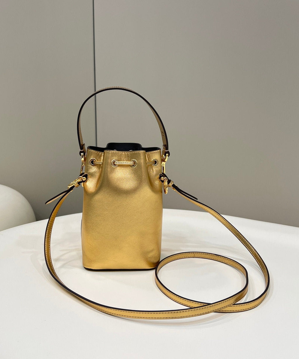Fendi Bucket Bag Mon Tresor 18cm Gold