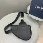 Christian Dior Saddle Bag Black Ultramatte Calfskin 29 cm