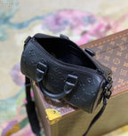 Louis Vuitton Keepall XS Bag 20cm Monogram Seal Cowhide Canvas Spring/Summer Collection M57961, Black